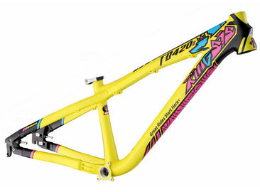 Китай Алюминий весь горы грязи скачки велосипеда перемещения рамки 100 до 140 Мм цвета желтого цвета поставщик