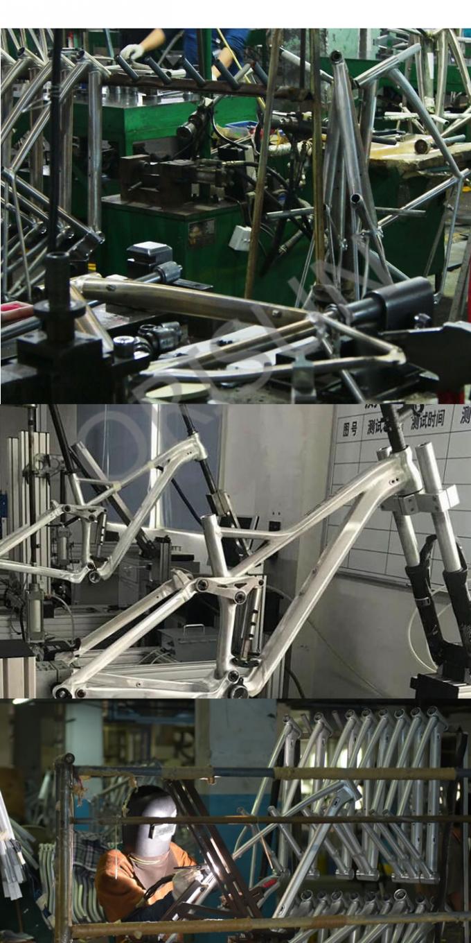 Рамки велосипеда подвеса привода КС сплав средне полной алюминиевый перемещение колеса 140 Мм