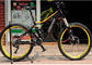 Перемещение заварки 152мм черного/оранжевого цвета рамки горного велосипеда Мтб до полудня ровное поставщик