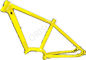 Алюминиевая желтая рамка велосипеда, рамки велосипеда горы 29 дюймов электрические поставщик